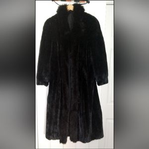 Black Full Length Mink Coat